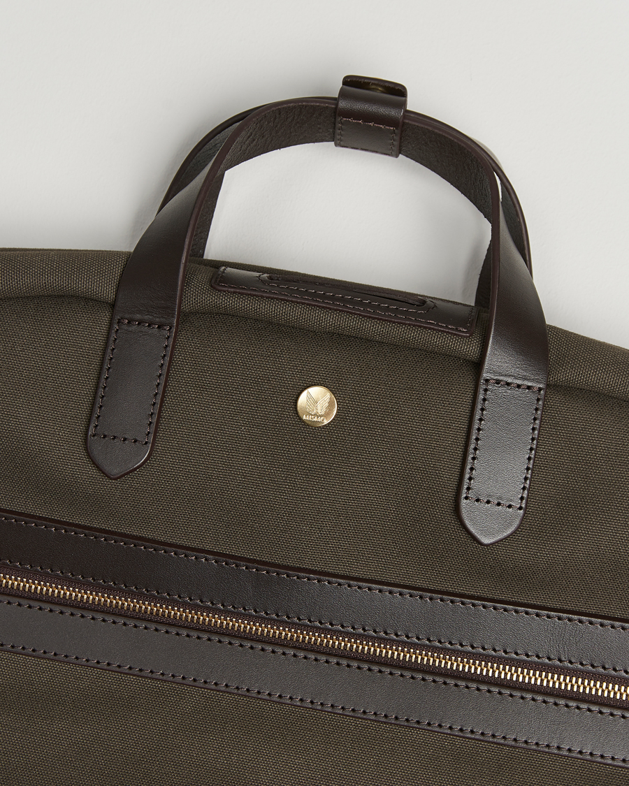 Homme | Mismo M/S Suit Carrier Army/Dark Brown | Mismo | M/S Suit Carrier Army/Dark Brown