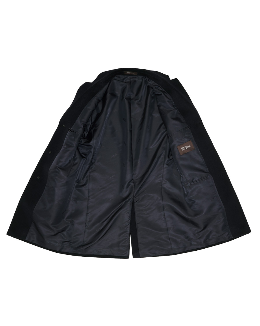 Homme | Manteaux Et Vestes | Oscar Jacobson | Storvik Wool/Cashmere Coat Navy