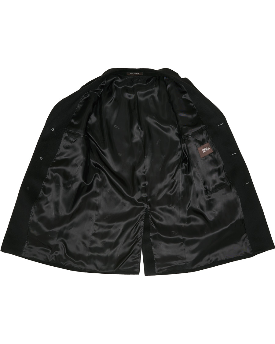 Homme | Manteaux Et Vestes | Oscar Jacobson | Storvik Wool/Cashmere Coat Black