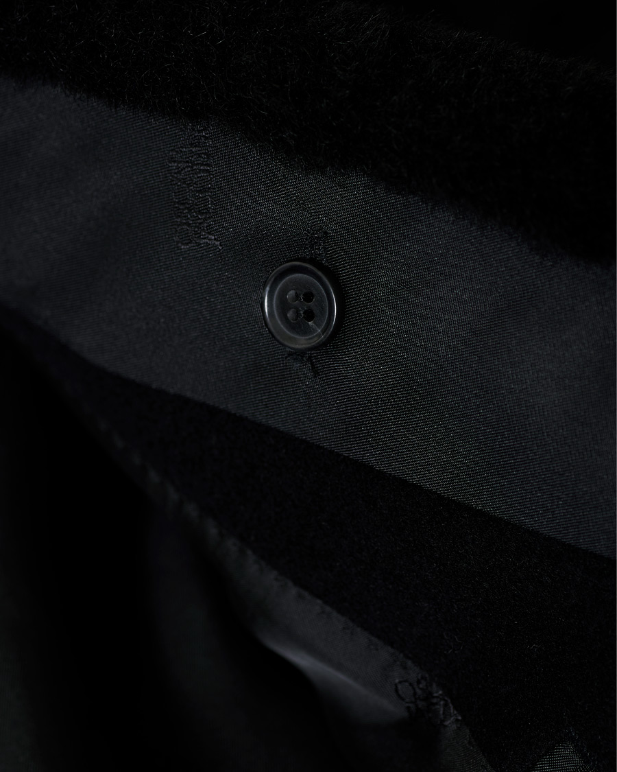 Homme | Manteaux Et Vestes | Oscar Jacobson | Pekka DB Sherling Collar Coat Black