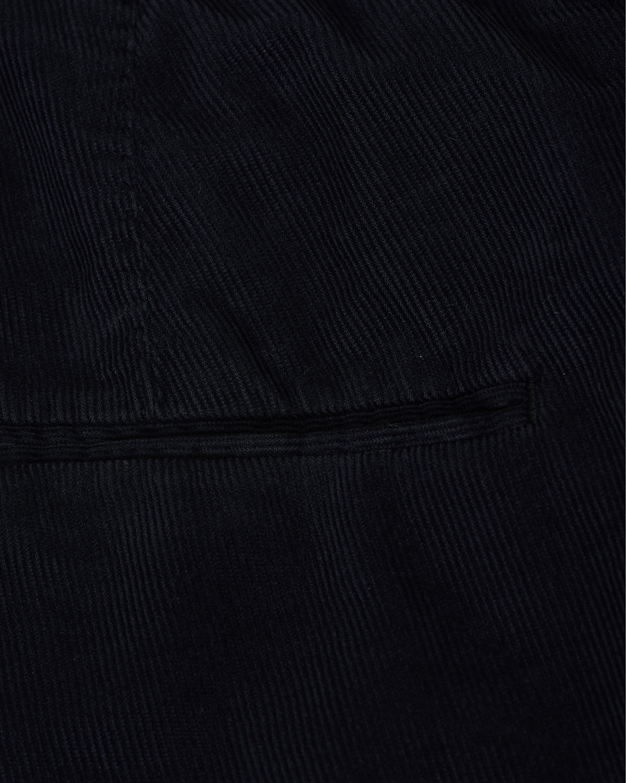 Homme | Pantalons | Oscar Jacobson | Denz Baby Cord Trousers Navy