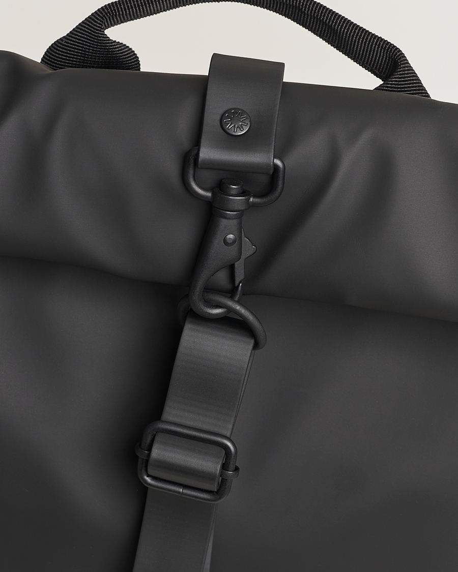 Homme | RAINS Rolltop Rucksack Black | RAINS | Rolltop Rucksack Black