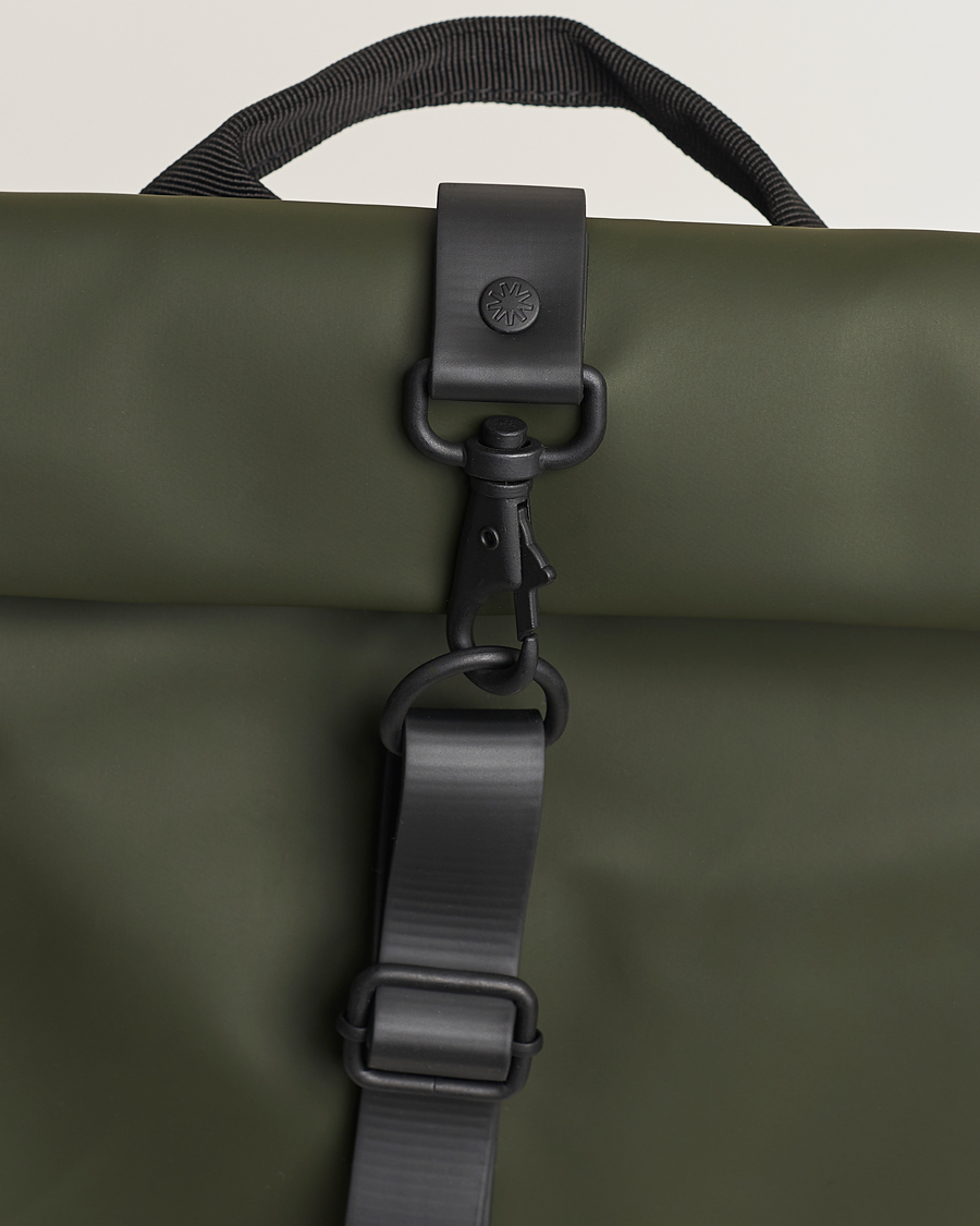 Homme | RAINS Rolltop Rucksack Green | RAINS | Rolltop Rucksack Green