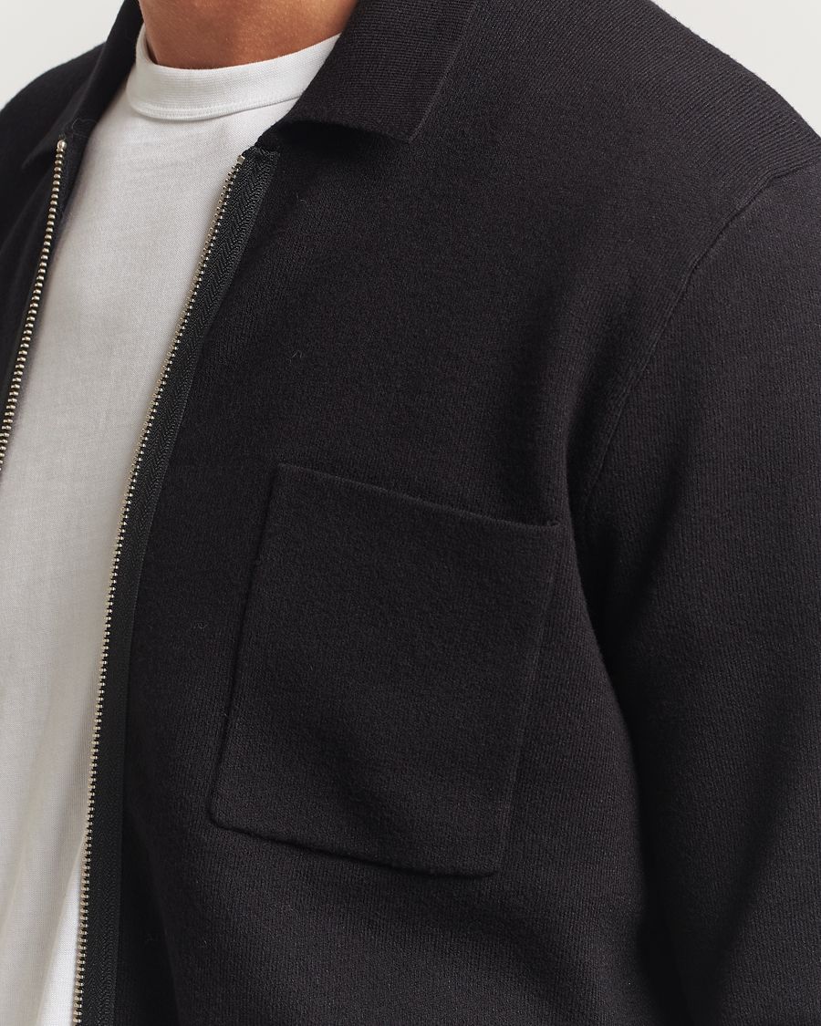 Homme | Pulls Et Tricots | Samsøe Samsøe | Guna Full Zip Black