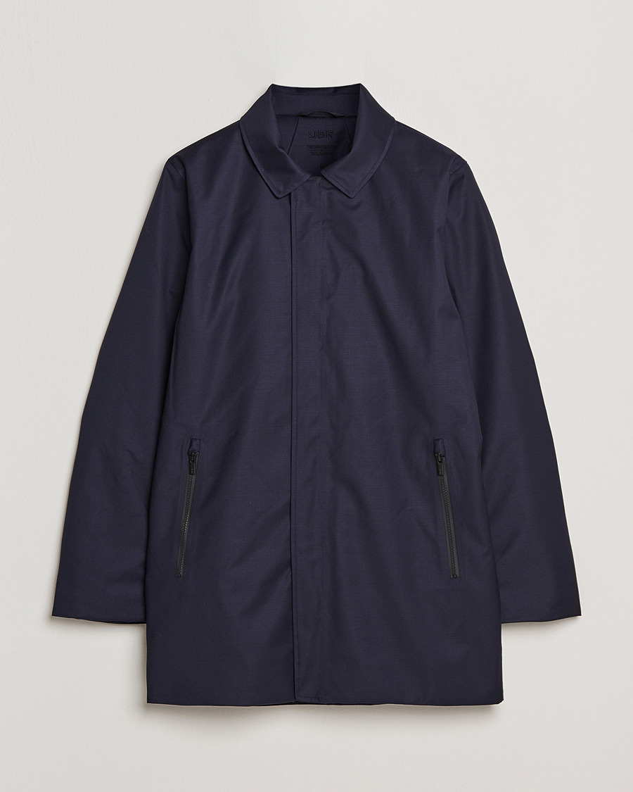 Homme | Manteaux Et Vestes | UBR | Regulator Coat Savile Dark Navy Wool