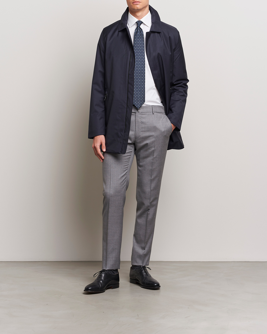 Homme | Manteaux Et Vestes | UBR | Regulator Coat Savile Dark Navy Wool