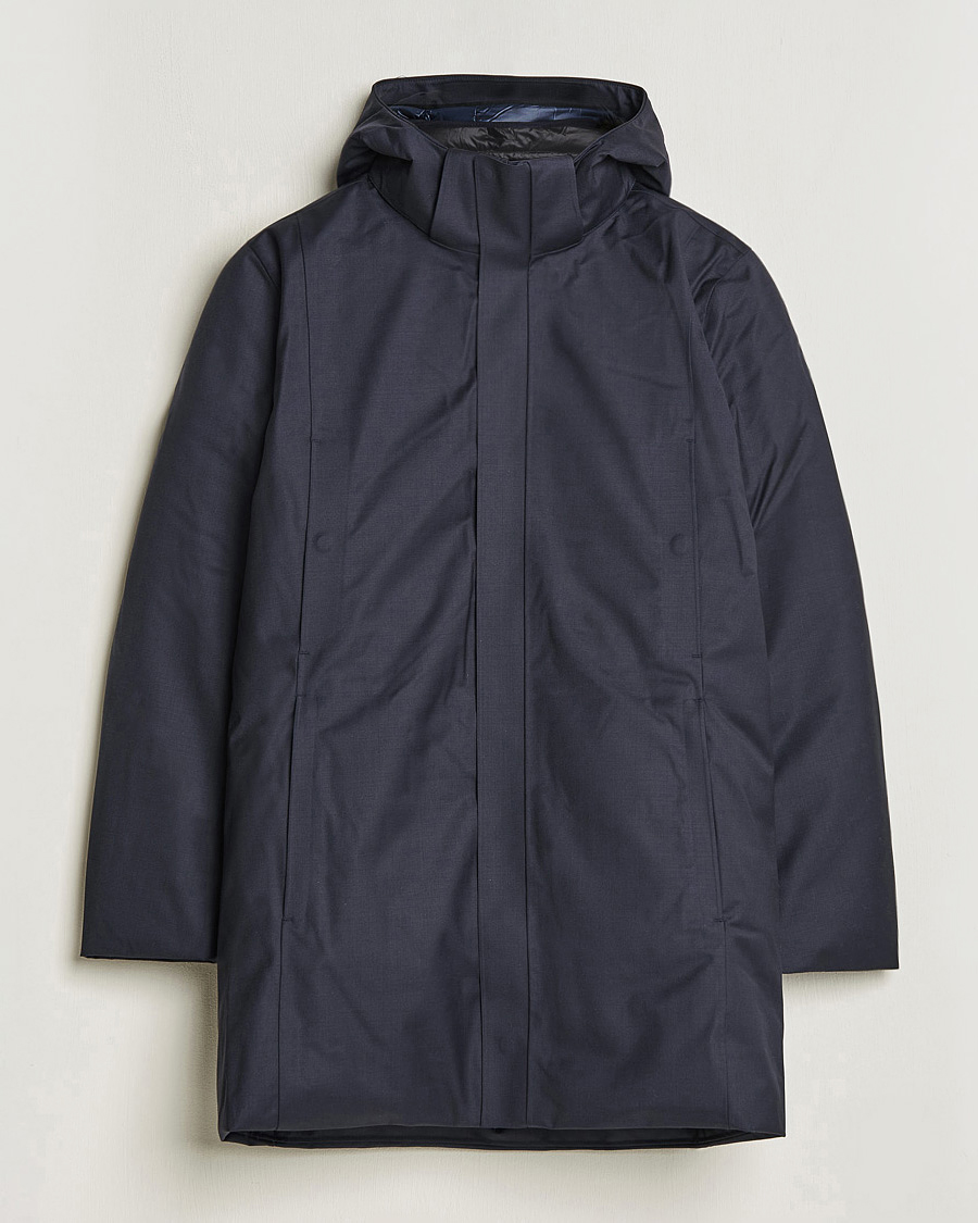Homme | Manteaux Et Vestes | UBR | Redox Parka Savile X Dark Navy Wool