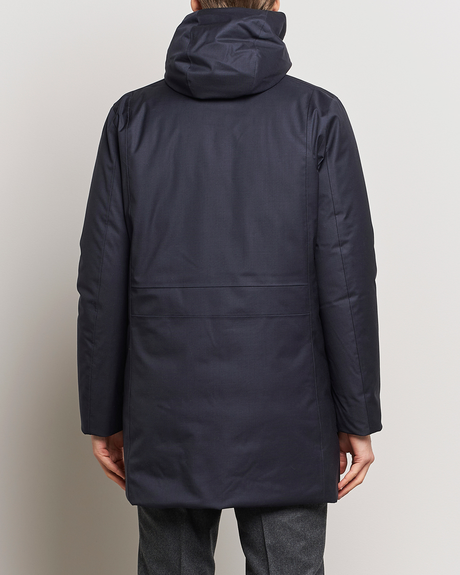 Homme | Manteaux Et Vestes | UBR | Redox Parka Savile X Dark Navy Wool