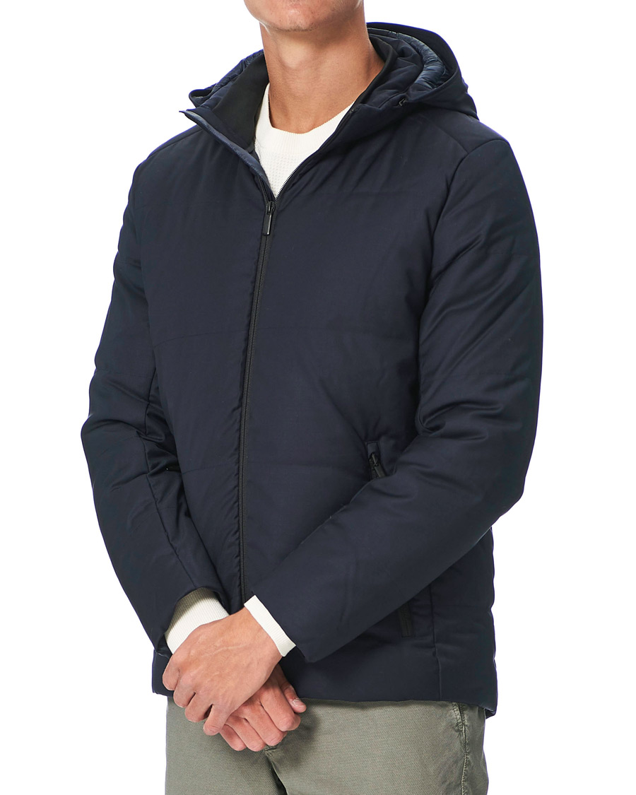 Homme | Vestes Formelles | UBR | Oxygen Down Savile Jacket Dark Navy Wool