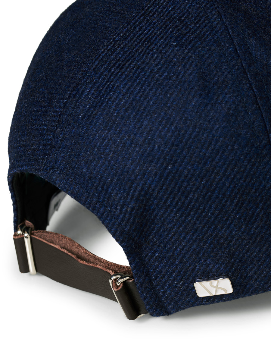 Homme | Varsity Headwear Loro Piana Cashmere Baseball Cap Navy | Varsity Headwear | Loro Piana Cashmere Baseball Cap Navy