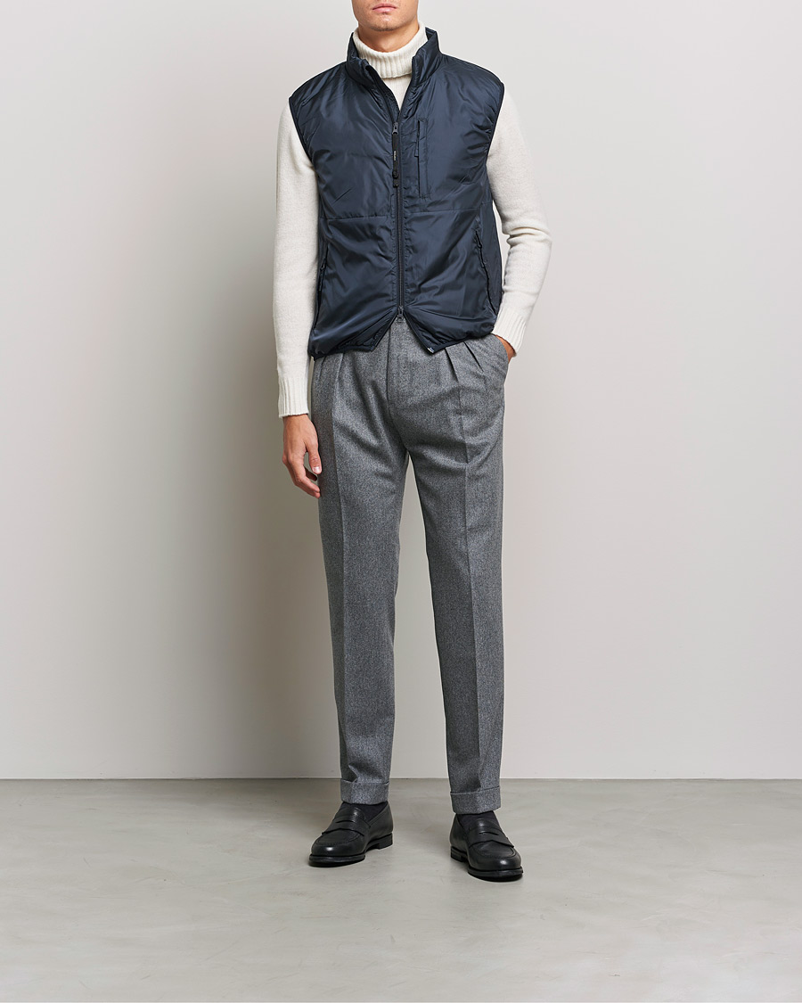 Homme | Manteaux Et Vestes | Aspesi | Jil Padded Vest Navy