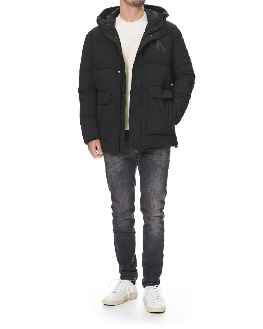 Homme | Jeans | Calvin Klein Jeans | Slim Tapered Stretch Jeans Dark Grey