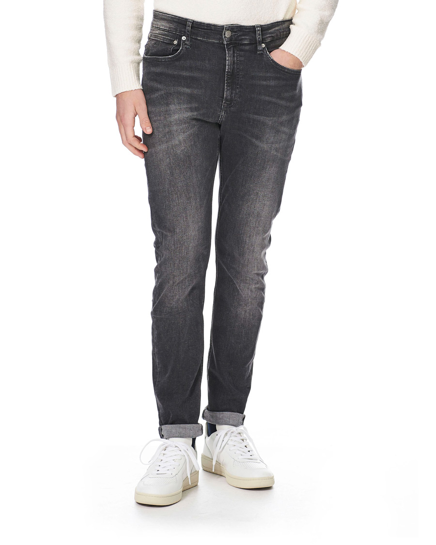 Homme | Jeans | Calvin Klein Jeans | Slim Tapered Stretch Jeans Dark Grey
