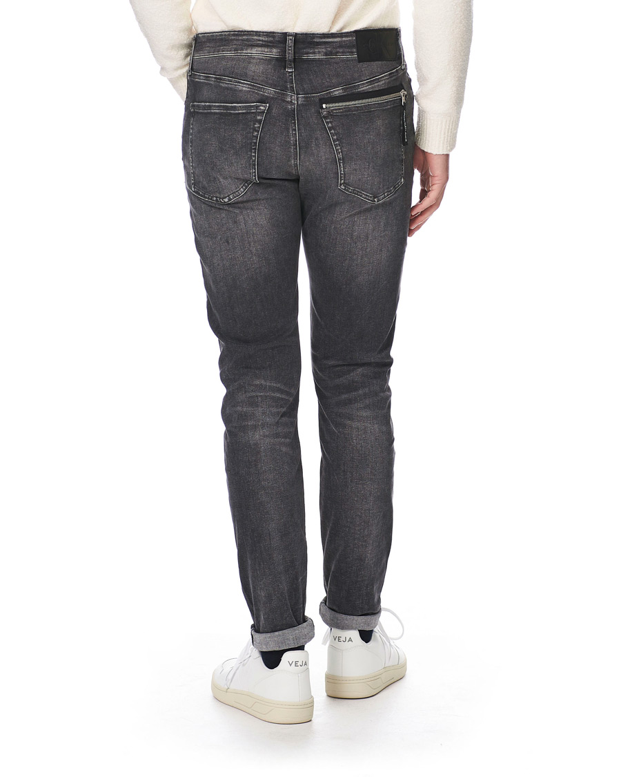 Homme | Jeans | Calvin Klein Jeans | Slim Tapered Stretch Jeans Dark Grey