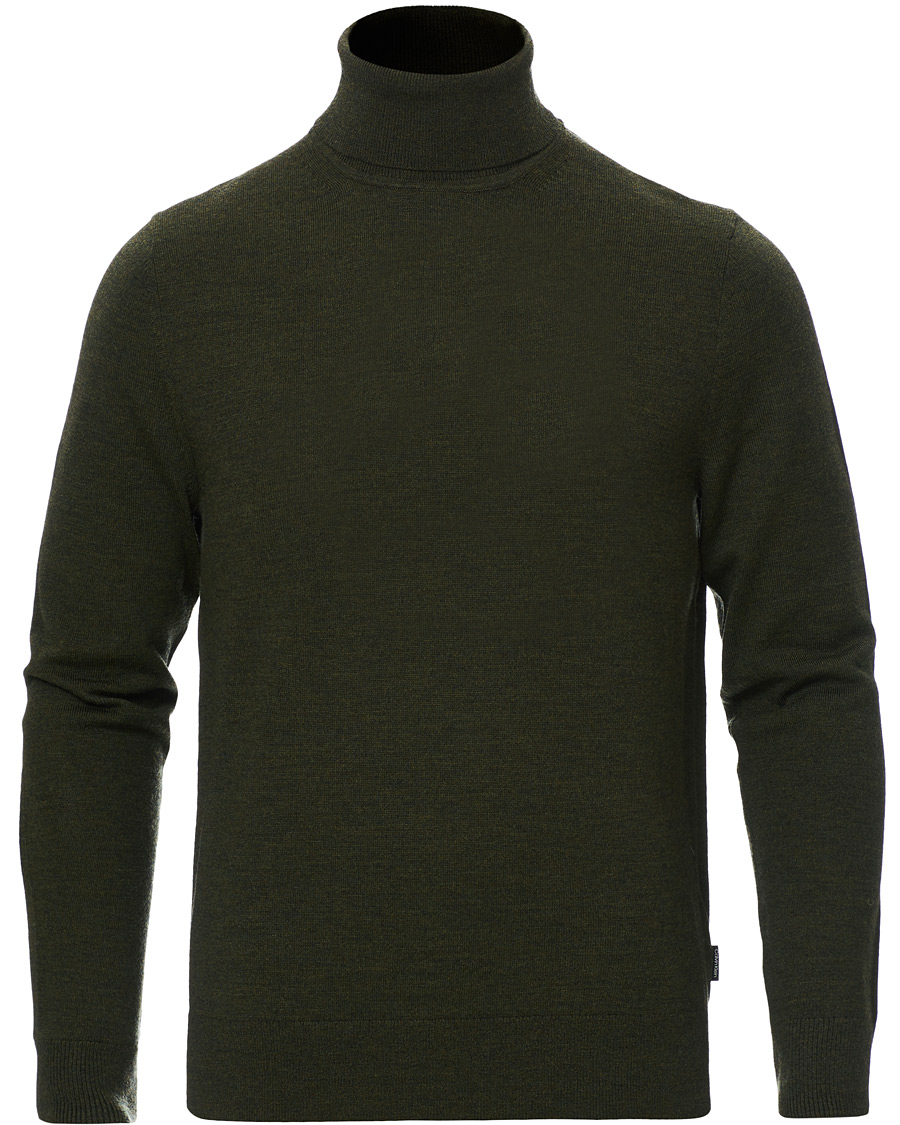 Homme | Pulls Et Tricots | Calvin Klein | Superior Wool Rollneck Dark Olive