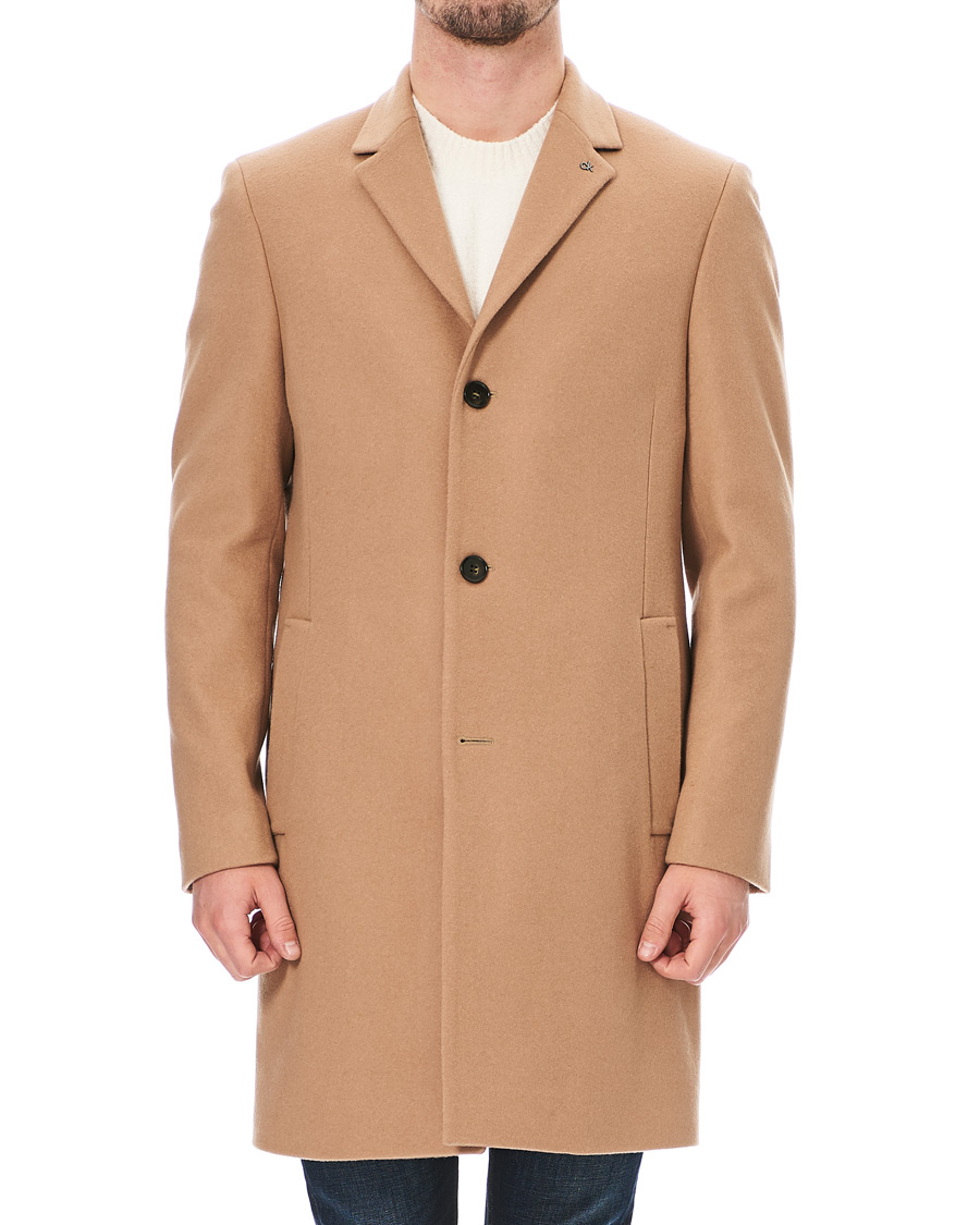 Homme | Manteaux Et Vestes | Calvin Klein | Wool/Cashmere Coat Camel