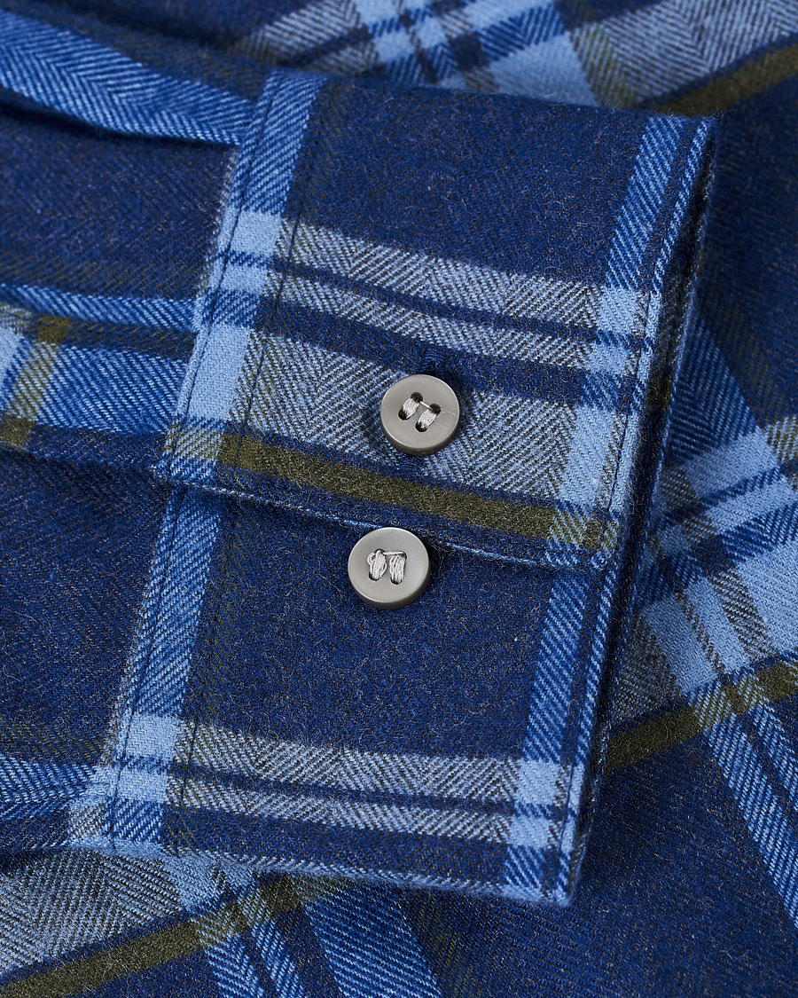 Homme | Chemises | Calvin Klein | Slim Fit Soft Touch Check Shirt Blue