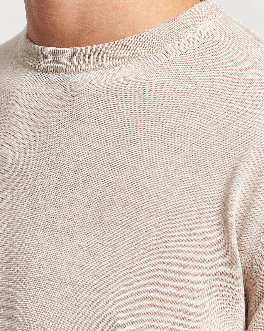 Homme | Pulls Et Tricots | Canali | Merino Wool Crew Neck Light Beige