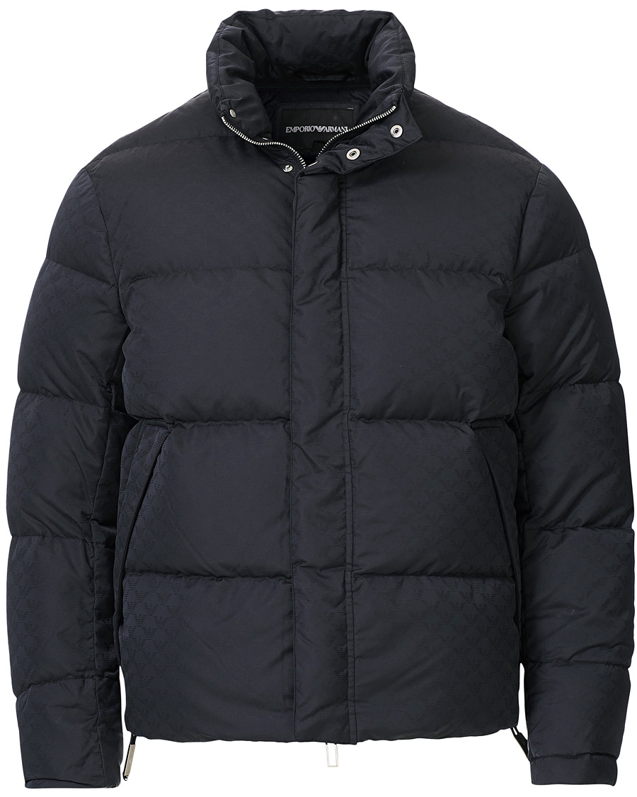 Homme | Manteaux Et Vestes | Emporio Armani | Tonal Logo Down Jacket Navy