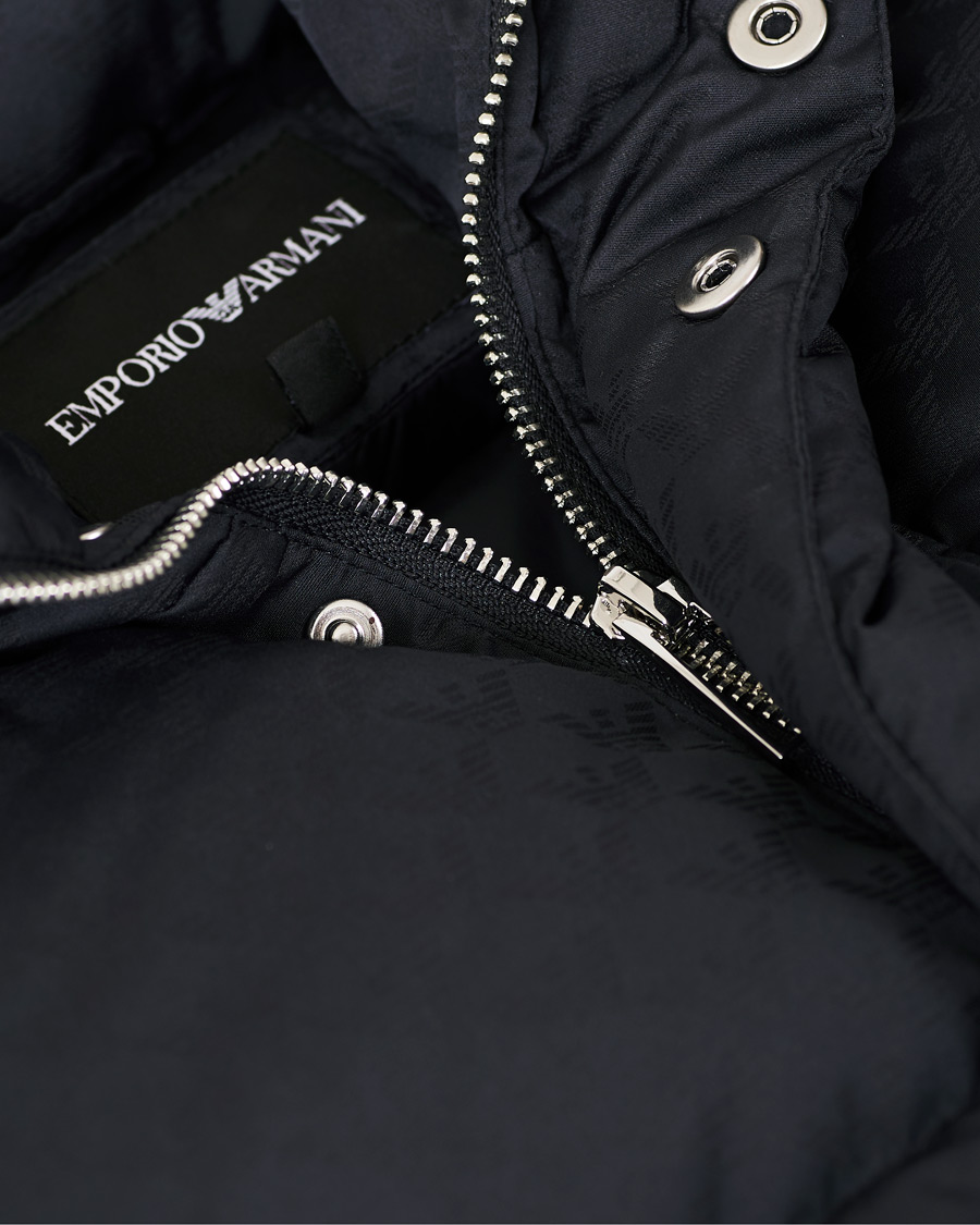 Homme | Manteaux Et Vestes | Emporio Armani | Tonal Logo Down Jacket Navy