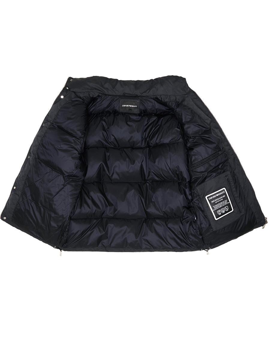 Homme | Manteaux Et Vestes | Emporio Armani | Tonal Logo Down Jacket Navy