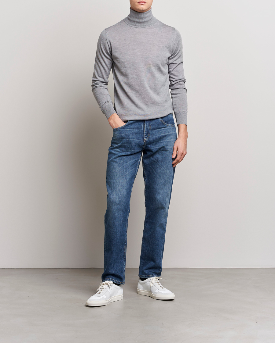 Homme | Pulls Et Tricots | Emporio Armani | Knitted Merio Polo Grey