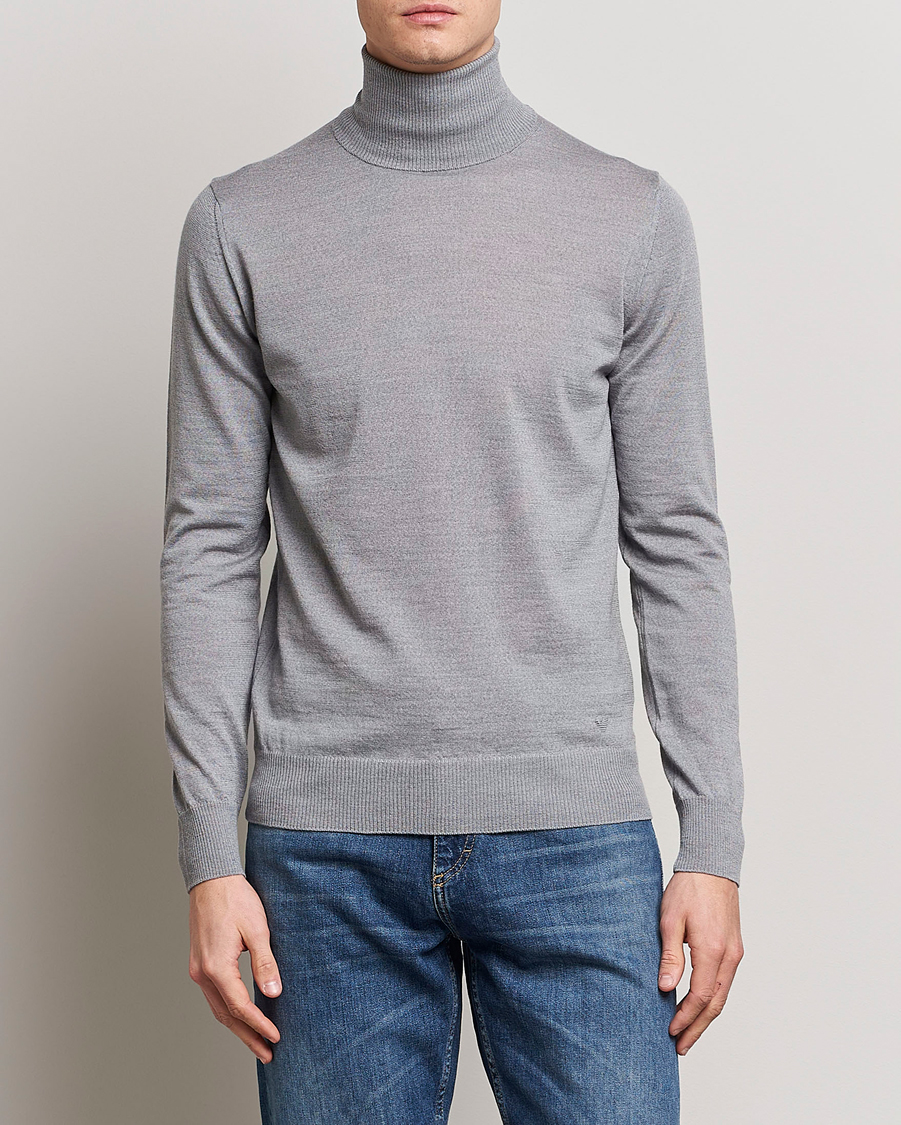 Homme | Pulls Et Tricots | Emporio Armani | Knitted Merio Polo Grey