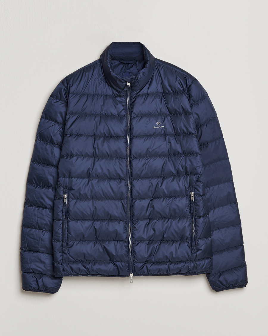 Homme | Manteaux Et Vestes | GANT | The Light Down Jacket Evening Blue