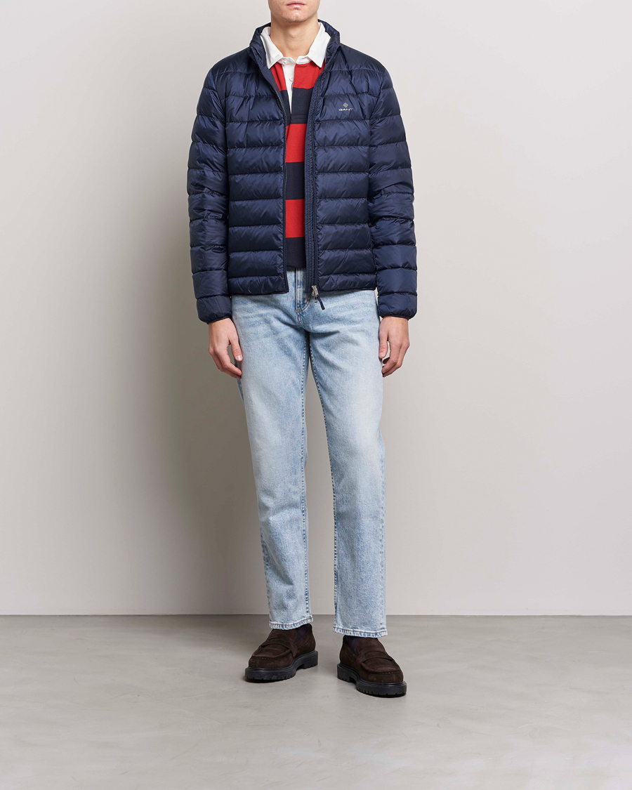 Homme | Manteaux Et Vestes | GANT | The Light Down Jacket Evening Blue