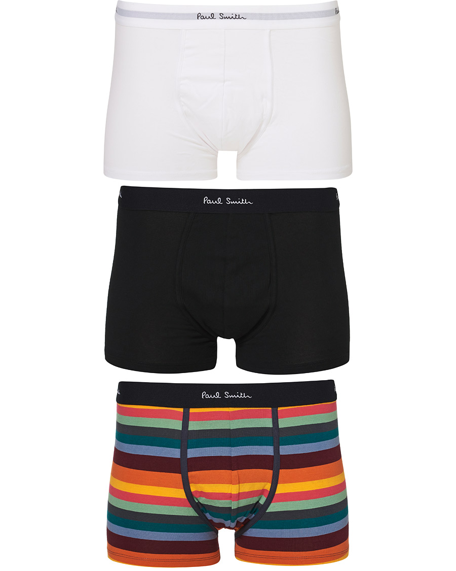 Homme | Sous-Vêtements Et Chaussettes | Paul Smith | 3-pack Trunk Black/White/Stripe