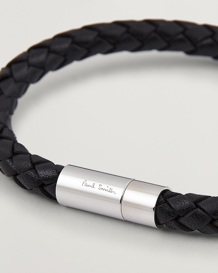 Homme | Paul Smith Leather Bracelet Black | Paul Smith | Leather Bracelet Black