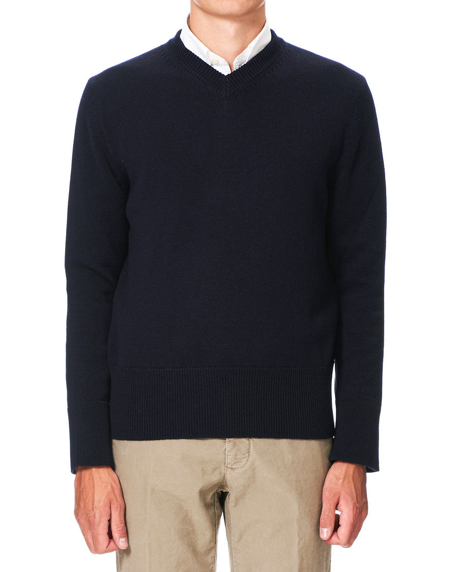Homme | Pulls Et Tricots | Paul Smith | V-Neck School Sweater Navy