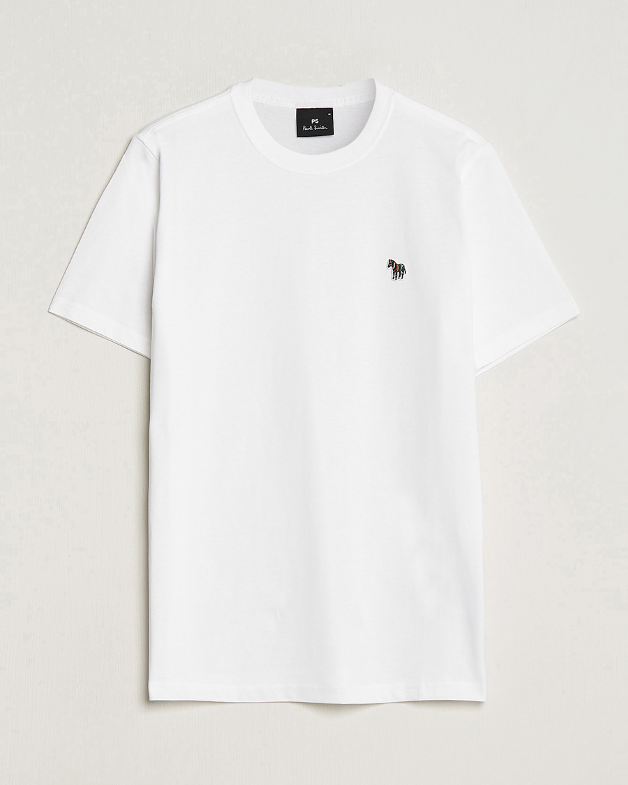 Homme | T-shirts | PS Paul Smith | Organic Cotton Zebra T-Shirt White