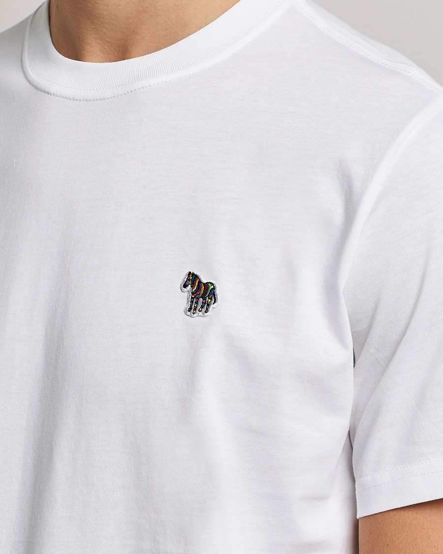 Homme | T-shirts | PS Paul Smith | Organic Cotton Zebra T-Shirt White