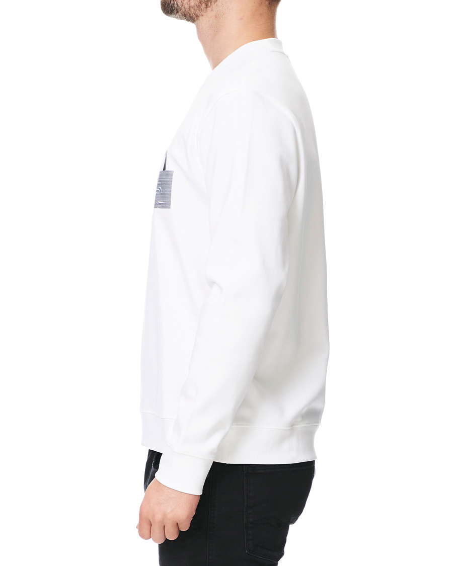 Homme | Pulls Et Tricots | HUGO | Dicago Logo Crew Neck Sweatshirt White
