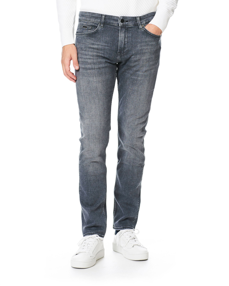 Homme | Jeans | BOSS BLACK | BOSS Delaware Slim Fit Stretch Jeans Medium Grey