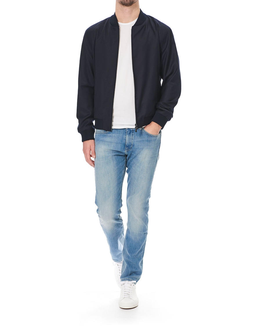 Homme | Jeans | BOSS ORANGE | BOSS Casual Delaware Slim Fit Stretch Jeans Aqua