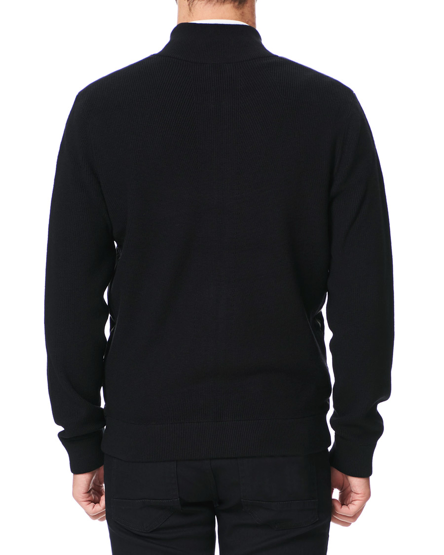 Homme | Pulls Et Tricots | BOSS BLACK | BOSS Porsche Capsule Mandor Hybrid Full Zip Black