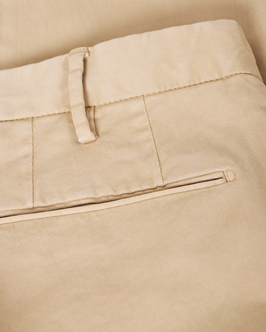 Homme | Pantalons | Incotex | Slim Fit Comfort Chino Beige