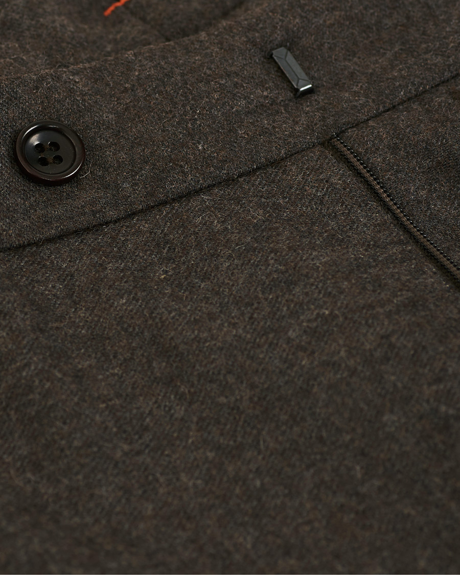 Homme | Pantalons | Morris | Rodney Flannel Trousers Brown