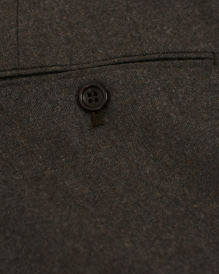 Homme | Pantalons | Morris | Rodney Flannel Trousers Brown