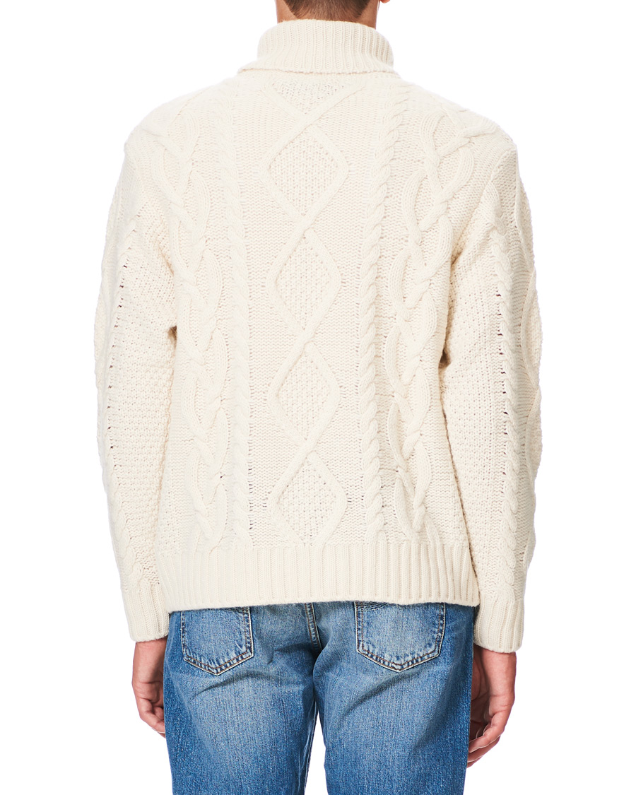 Homme | Pulls Et Tricots | Nudie Jeans | Didrik Braided Rollneck Dusty White