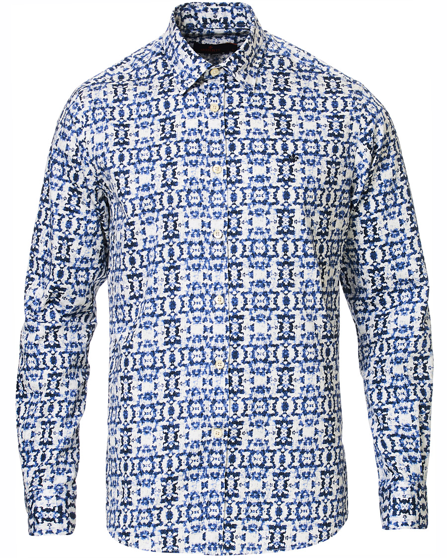 Homme | Chemises | Morris | Pascal Button Under Shirt Blue