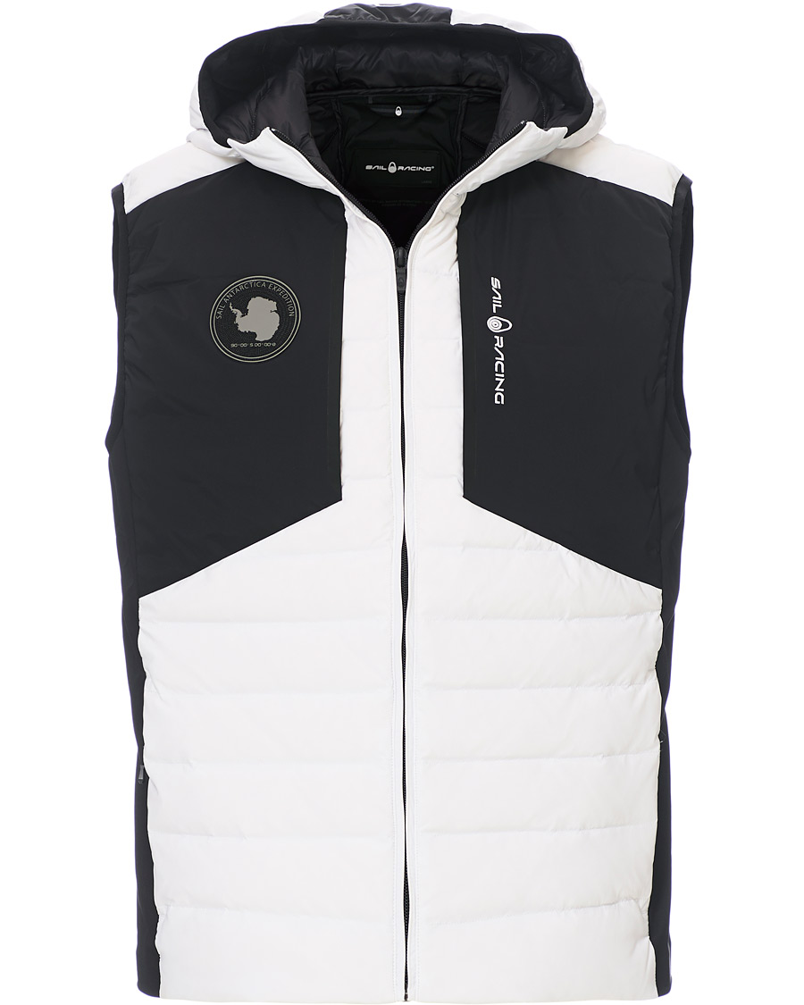 Homme | Manteaux Et Vestes | Sail Racing | Antartica Hybrid Hooded Vest White