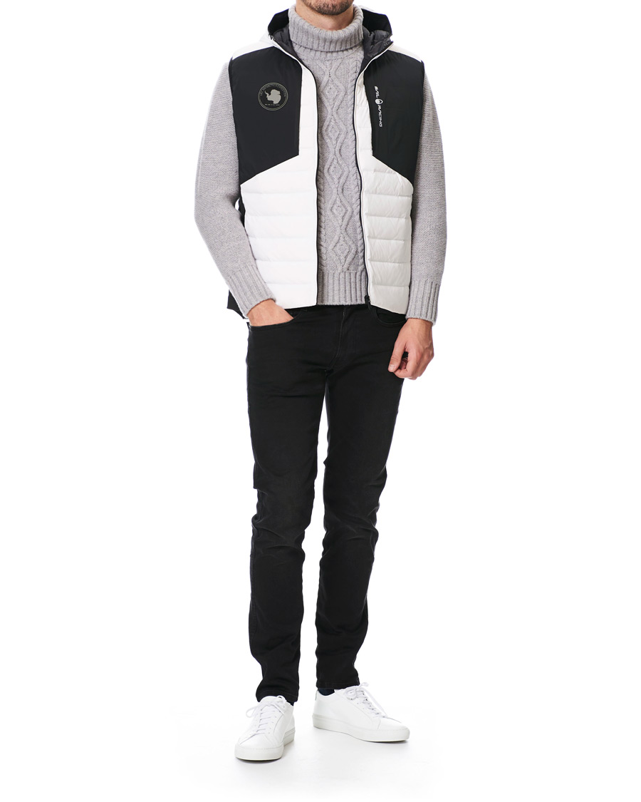 Homme | Manteaux Et Vestes | Sail Racing | Antartica Hybrid Hooded Vest White