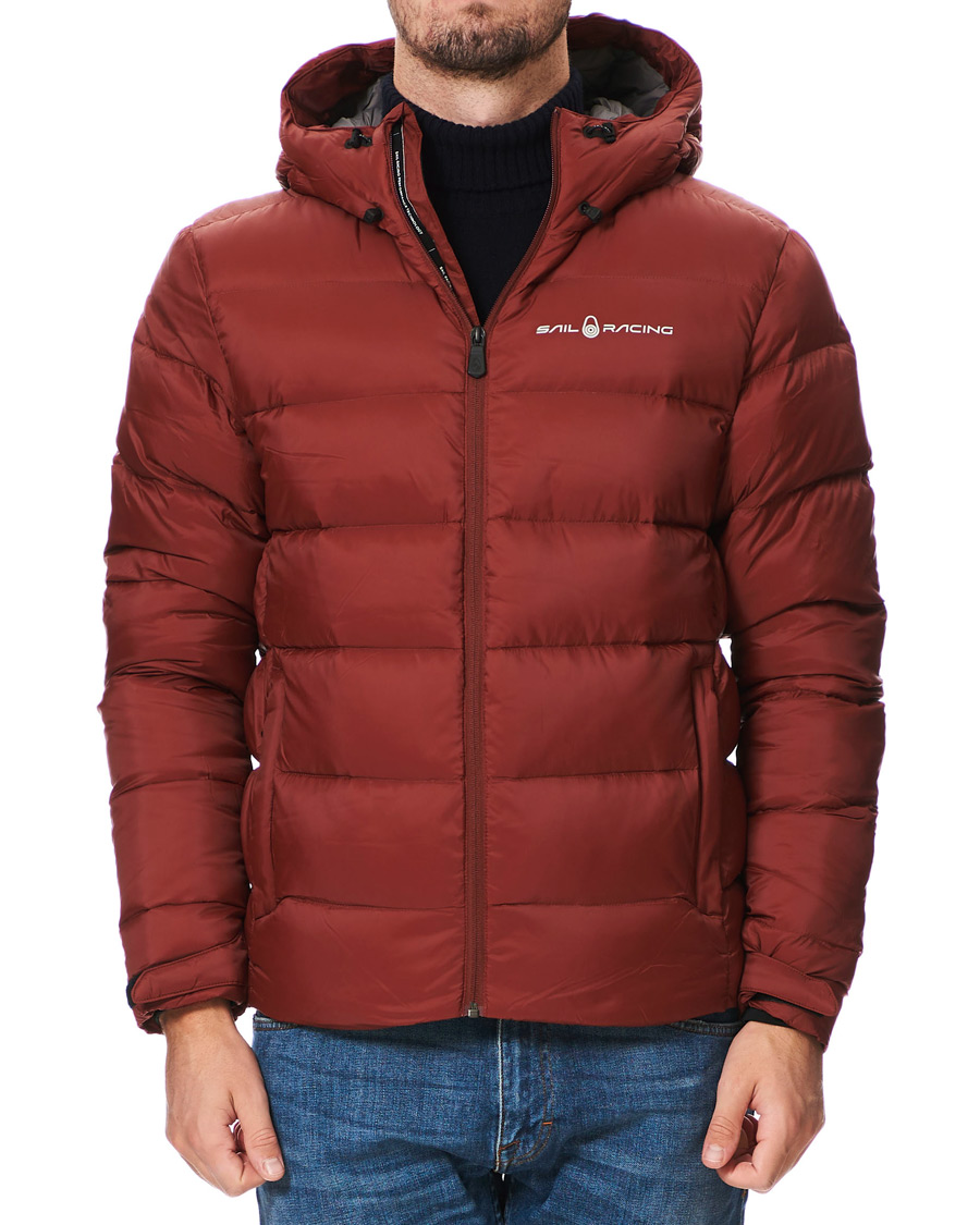 Homme | Manteaux Et Vestes | Sail Racing | Gravity Down Hooded Jacket Fired Brick
