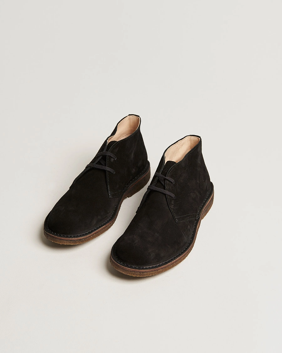 Homme | Chaussures | Astorflex | Greenflex Desert Boot Black Suede
