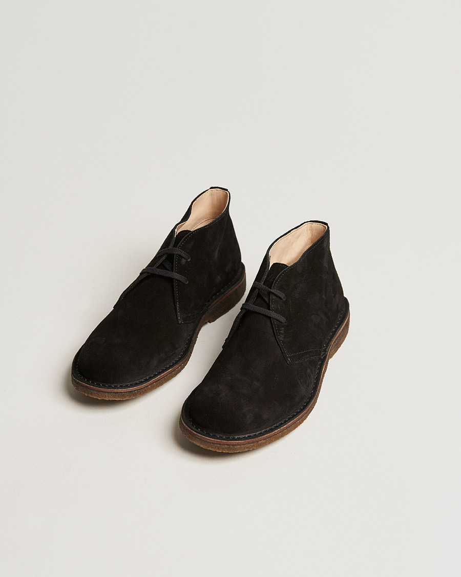 Homme | Bottes | Astorflex | Greenflex Desert Boot Black Suede