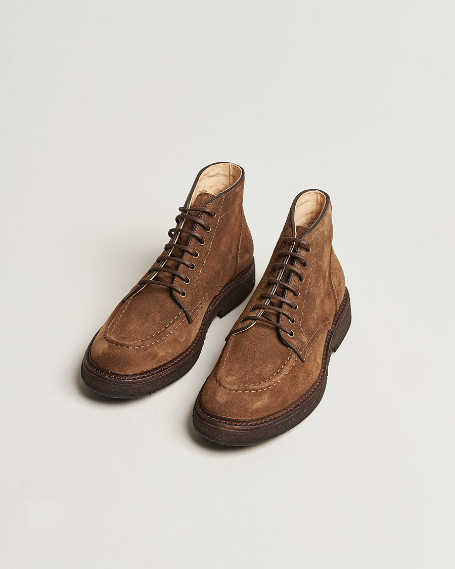 Homme | Chaussures | Astorflex | Nuvoflex Lace Up Boot Dark Khaki Suede