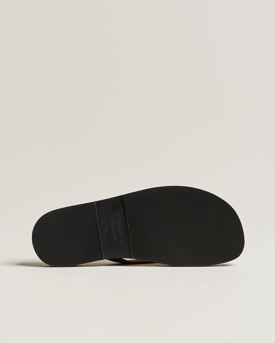 Homme | The Resort Co Saffiano Leather Flip-Flop Brown | The Resort Co | Saffiano Leather Flip-Flop Brown